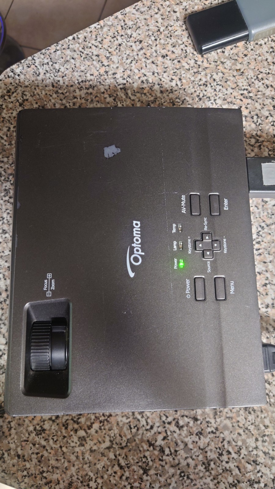 Optoma DAEPTGUUp DLP Projector Low Lamp Hours