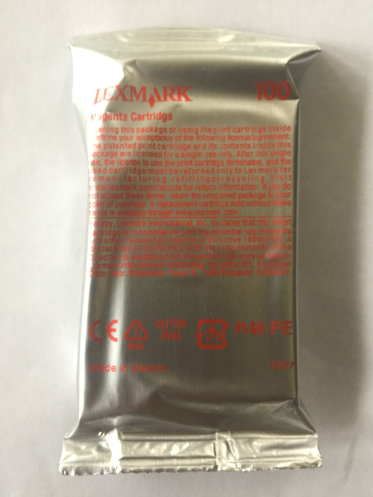 Lexmark 100  Color Magenta