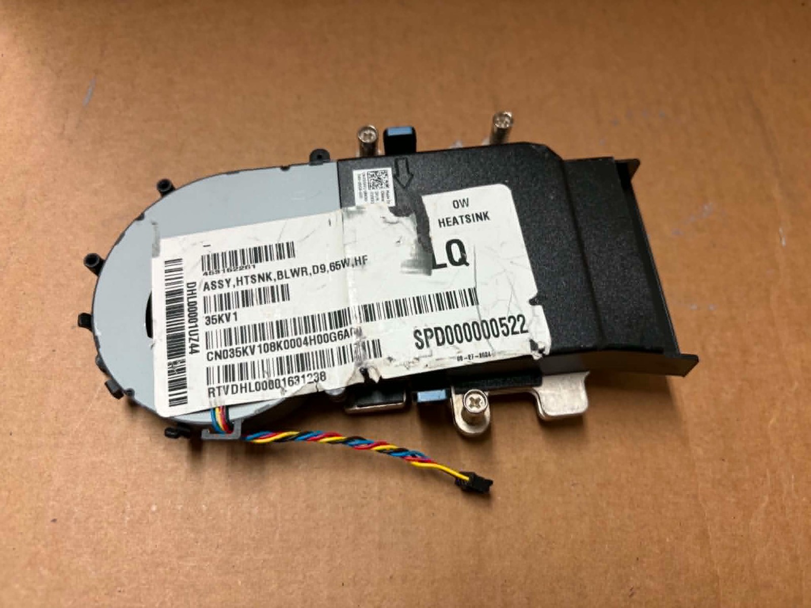 OEM Genuine Dell OptiPlex 7050 7060 7070 Micro Heatsink Cooling Fan 35KV1