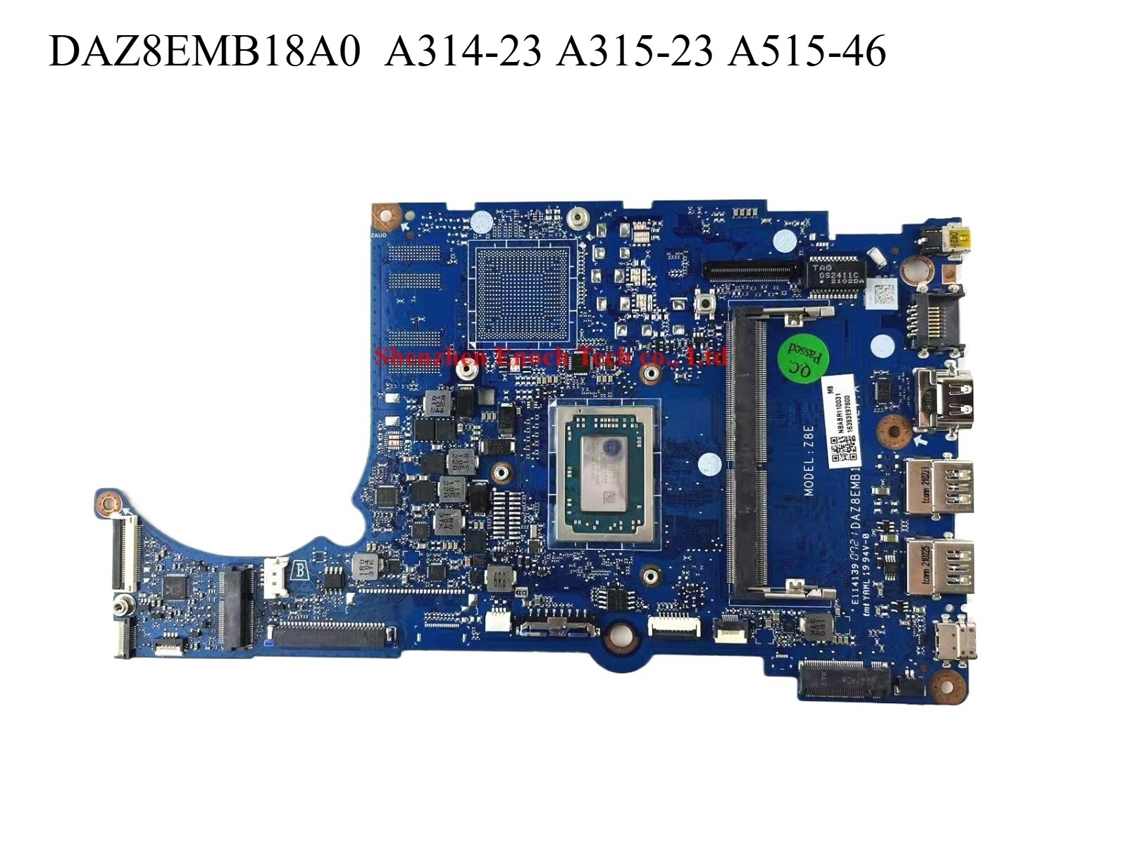 DAZ8EMB18A0 NBABR11003 For Acer A314-23 A315-23 A515-46 Motherboard AMD R3-3250U
