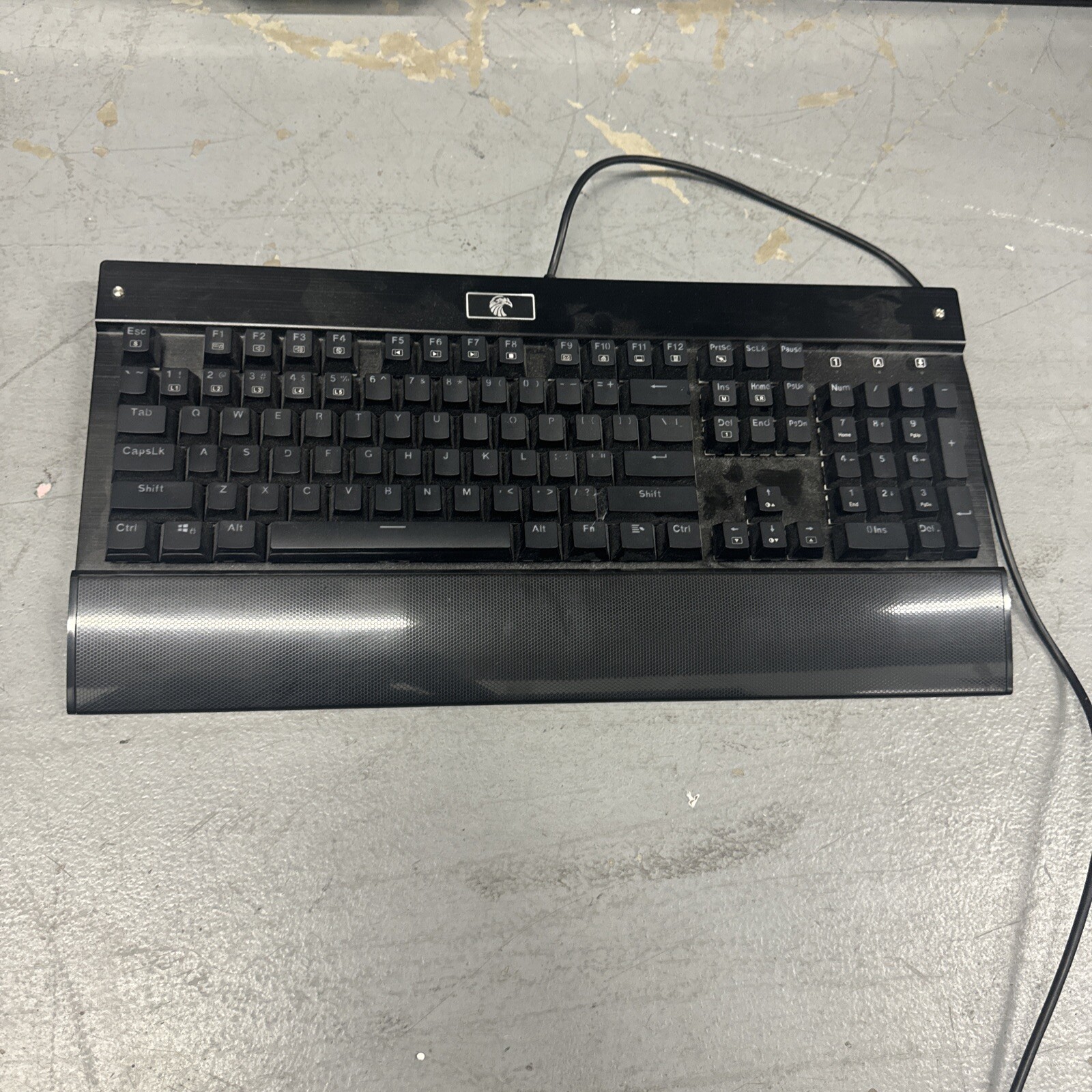 EagleTec  Falcon/Z-77 Wired Mechanical Gaming Keyboard Black Blue Switches