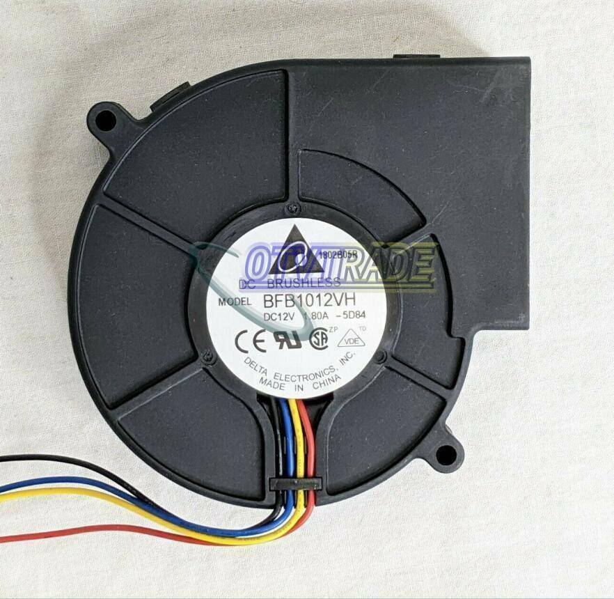 1PC For Delta 97*97*33mm BFB1012VH 9733 12V 1.80A industrial blower fan 4Pin
