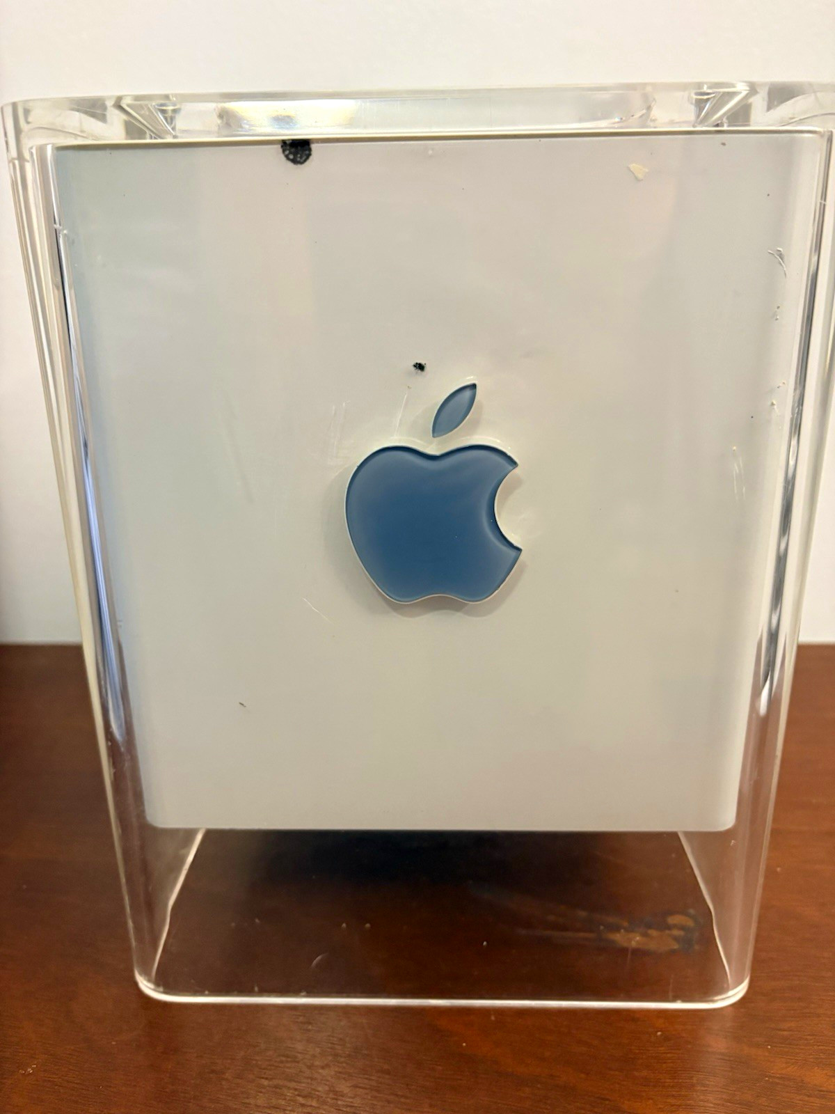 Apple Power Mac G4 Cube Desktop M7886 (2000) USB/FireWire/Ethernet Silver/Clear