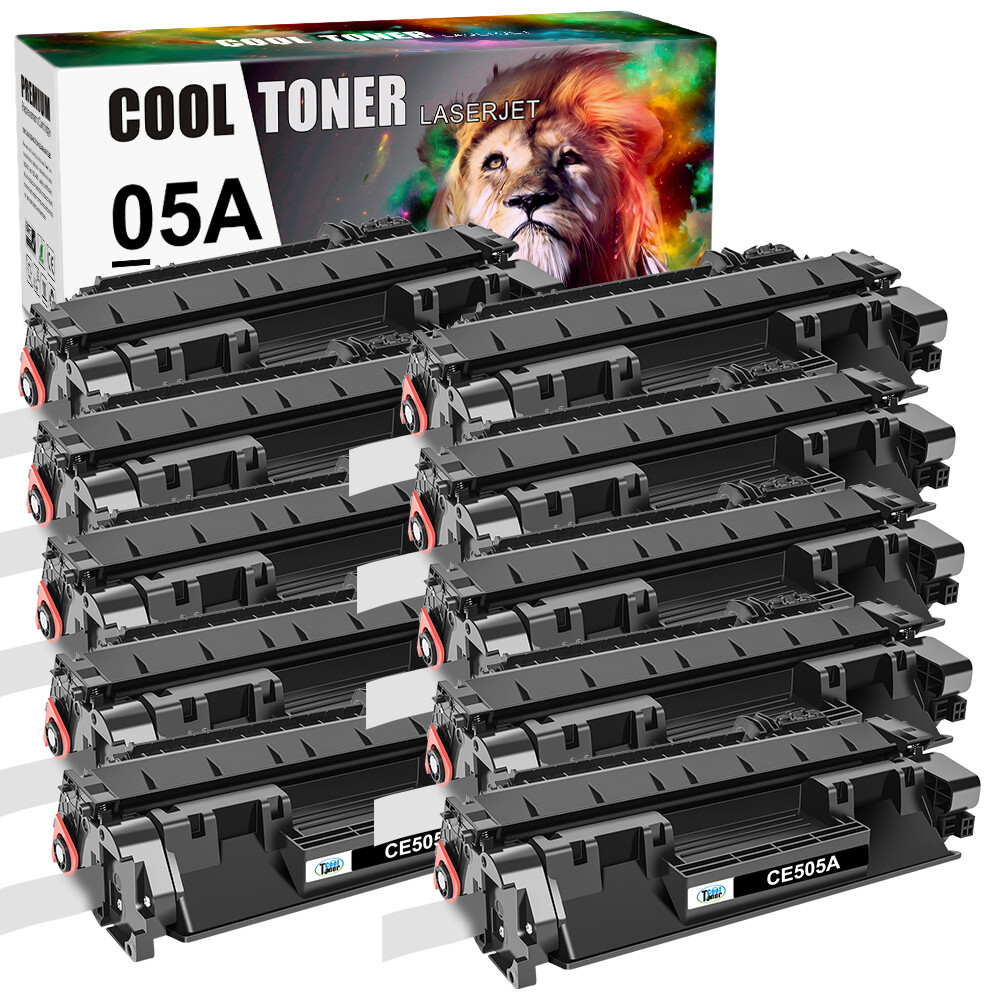 1-10PK  CE505A Toner Cartridge Fits for HP 05A LaserJet P2030 P2055DN P2055X LOT