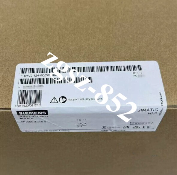6AV2124-0QC02-0AX0 1PCS NEW SIEMENS HMI TP1500 Comfort Panel 6AV2124-0QC02-0AX0