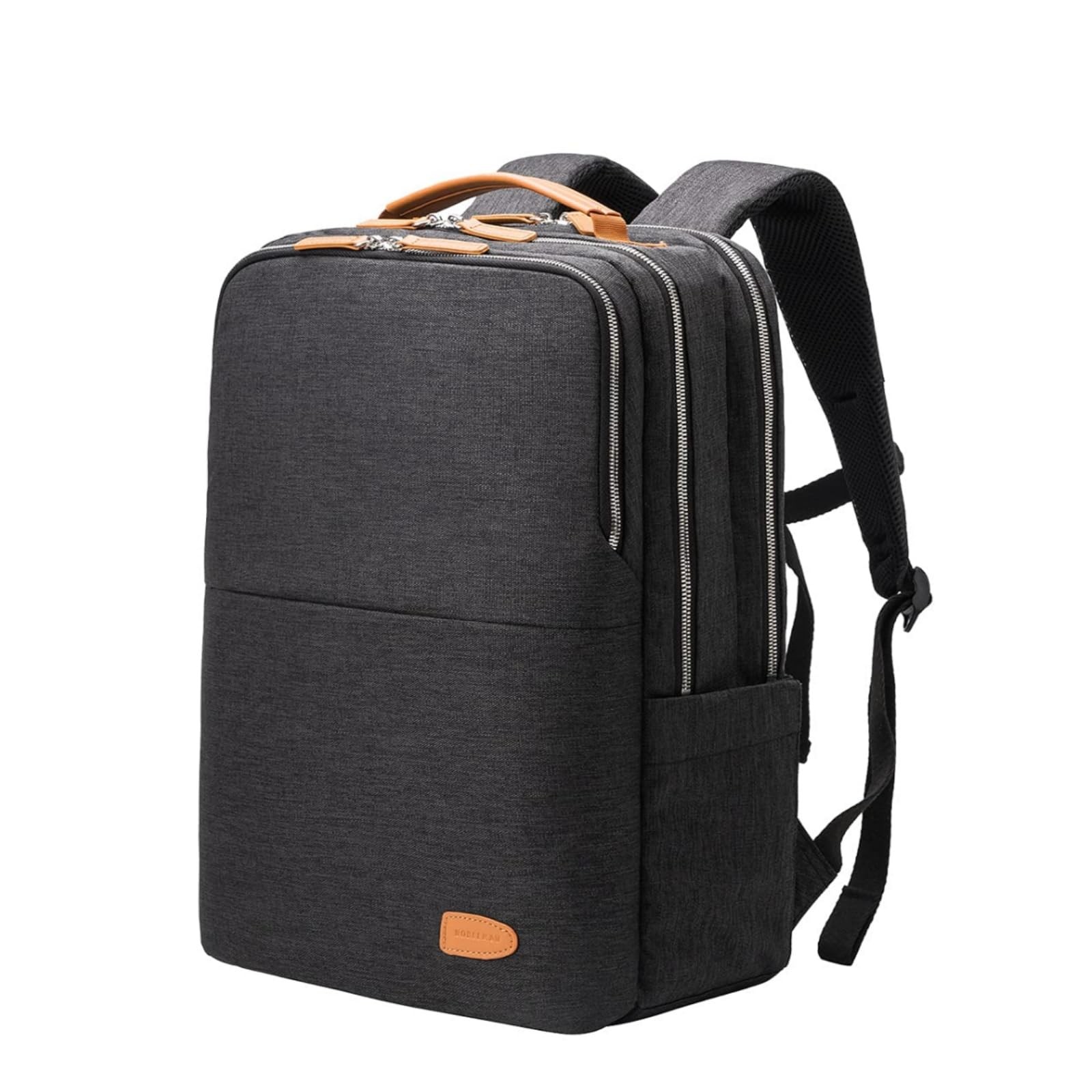 NOBLEMAN Laptop Backpack for Men Women, 16 Inch 11.8*7.1*16.5inch, Black