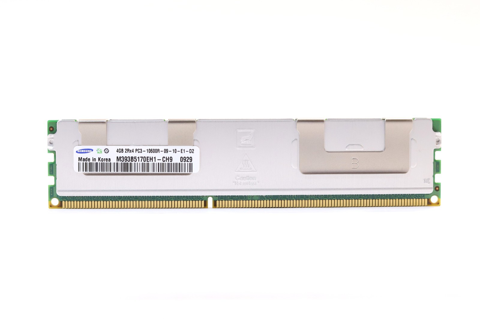 Samsung 4GB 2Rx4 PC3-10600R-09-10-E1-D2 ECC REG Server Memory M393B5170EH1-CH9