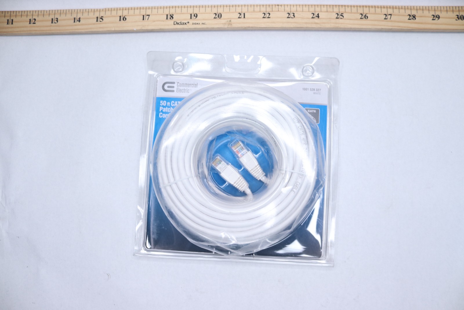 Commercial Electric Cat6 UTP Ethernet Cable White 50-ft 1001 528 327