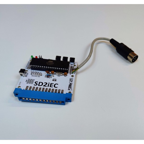 SD2IEC SD Card Reader / Disk Drive Emulator for C64 C128 (user port powered)