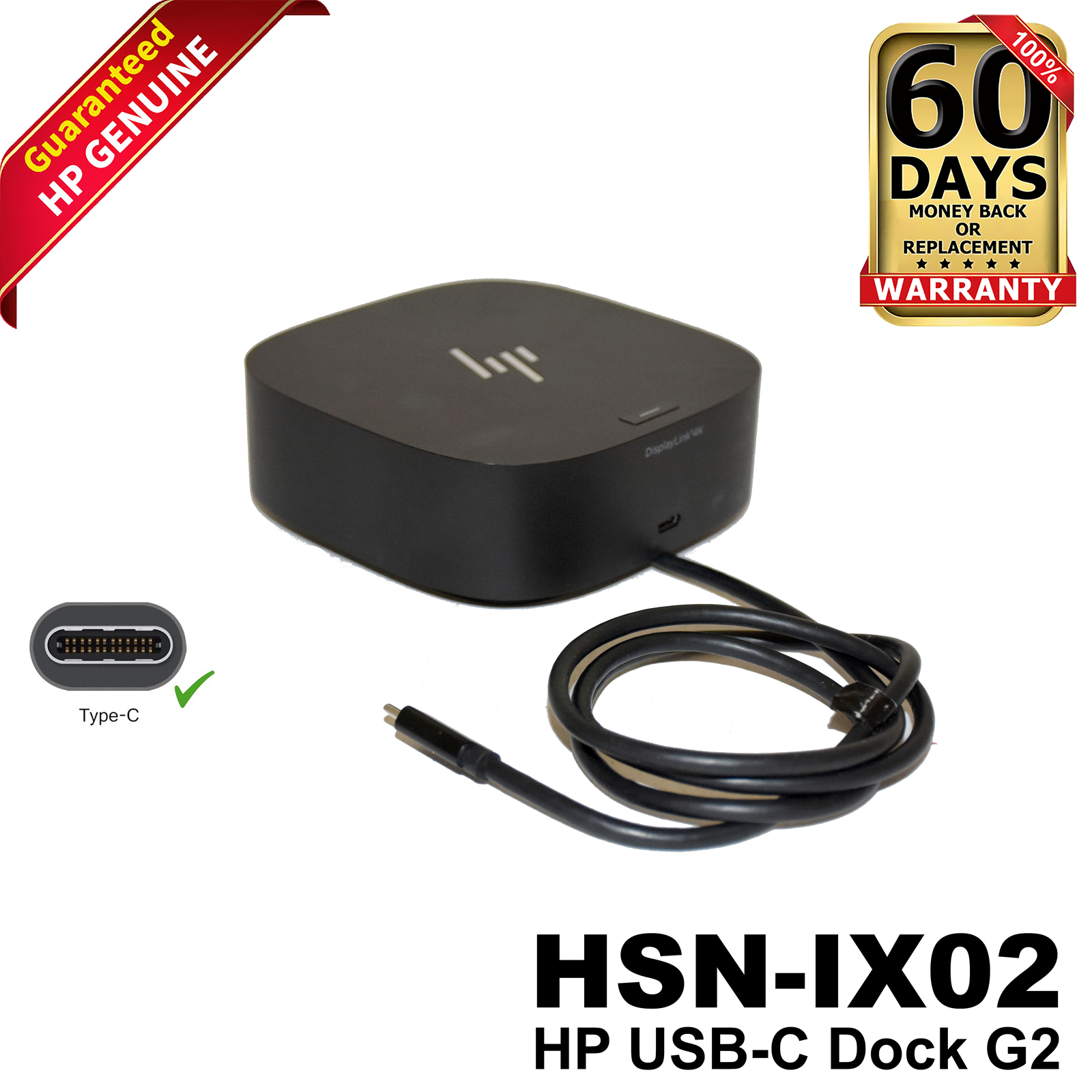 HP Elite ZBook ProBook HSN-IX02 USB Universal Docking Station G2 5TW10AA#ABA