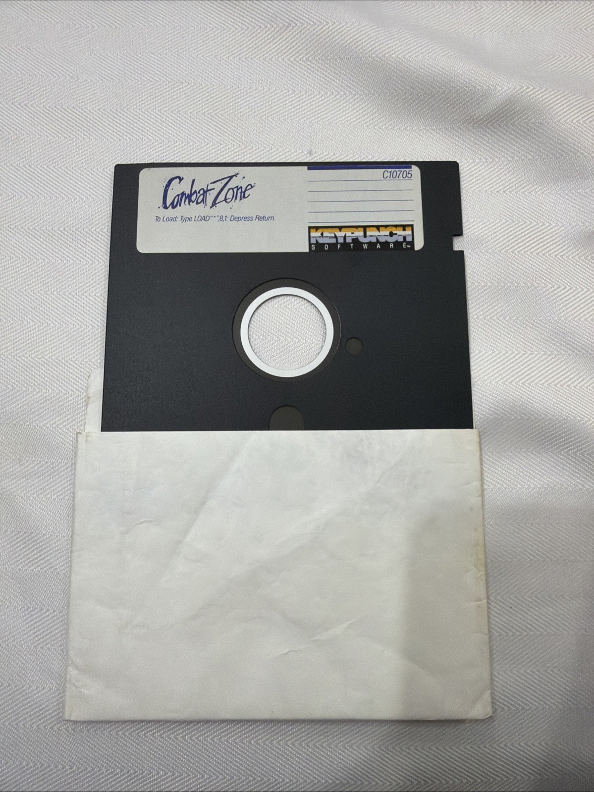 Combat Zone Commodore 64 C64 Near Mint Game 5.25" disk