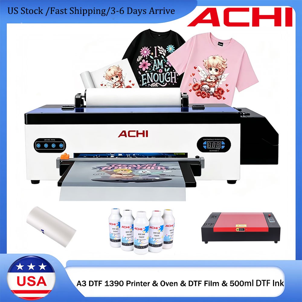 Epson 1390 A3 DTF Printer Direct to Film T-Shirt Printing Machine Home Business