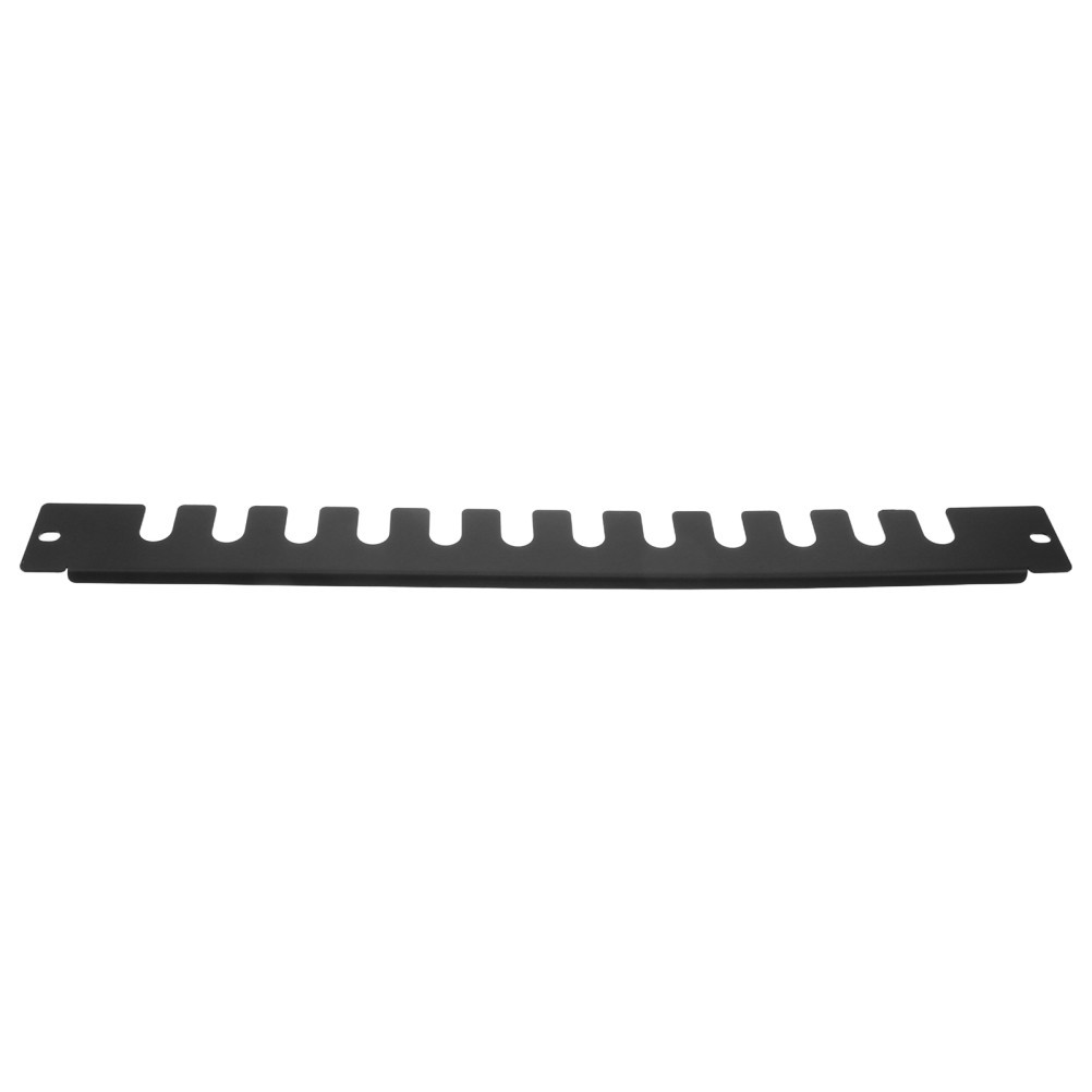 5pcs Single-Sided Fishbone Cable Manager, 19” Cold Rolled Steel Panel