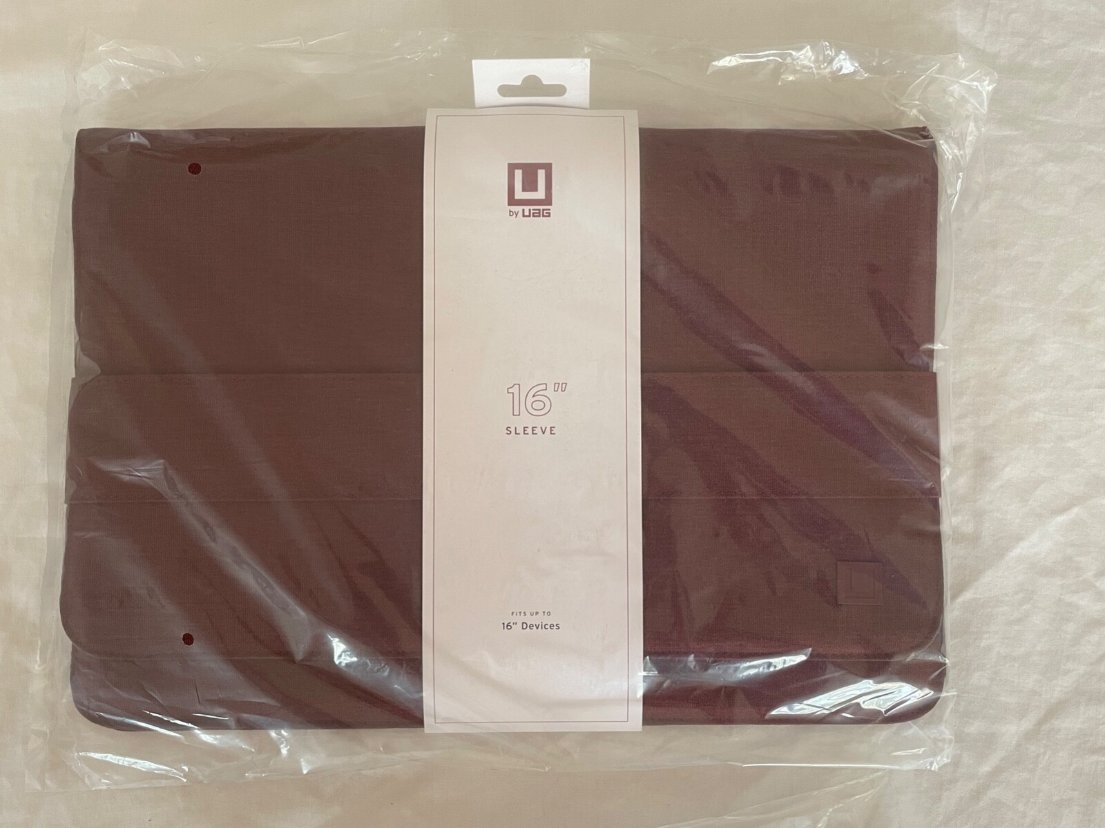 GENUINE U by UAG - 16" Tablet Sleeve Fits up to 16" Devices - Aubergine Burgundy