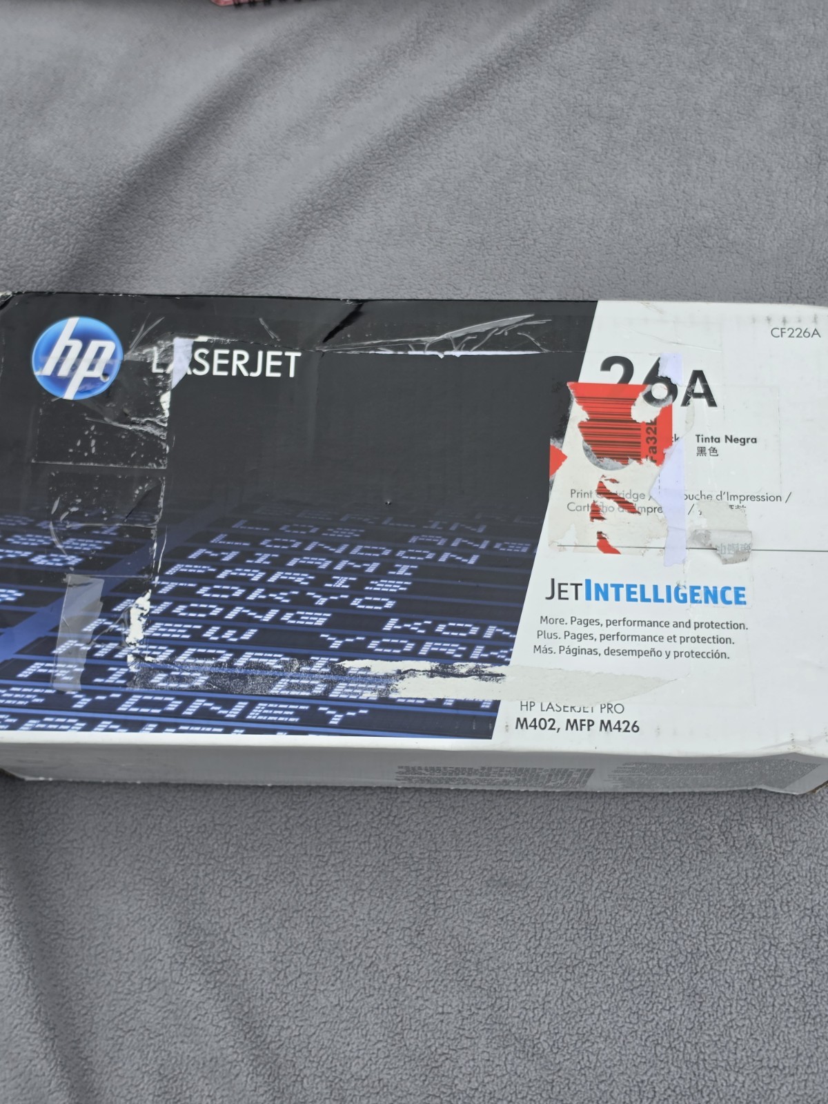 Genuine HP 26A Black Toner Cartridge CF226A Open Box LaserJet Pro M402 MFP M426