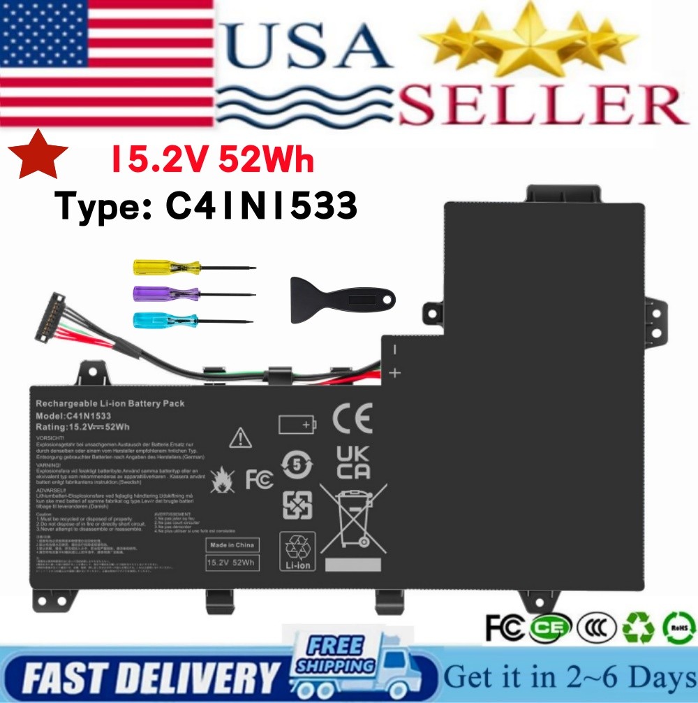 New C41N1533 Battery for Asus ZenBook Flip UX560UQ UX560UX Q524U Q524UQ Q534U