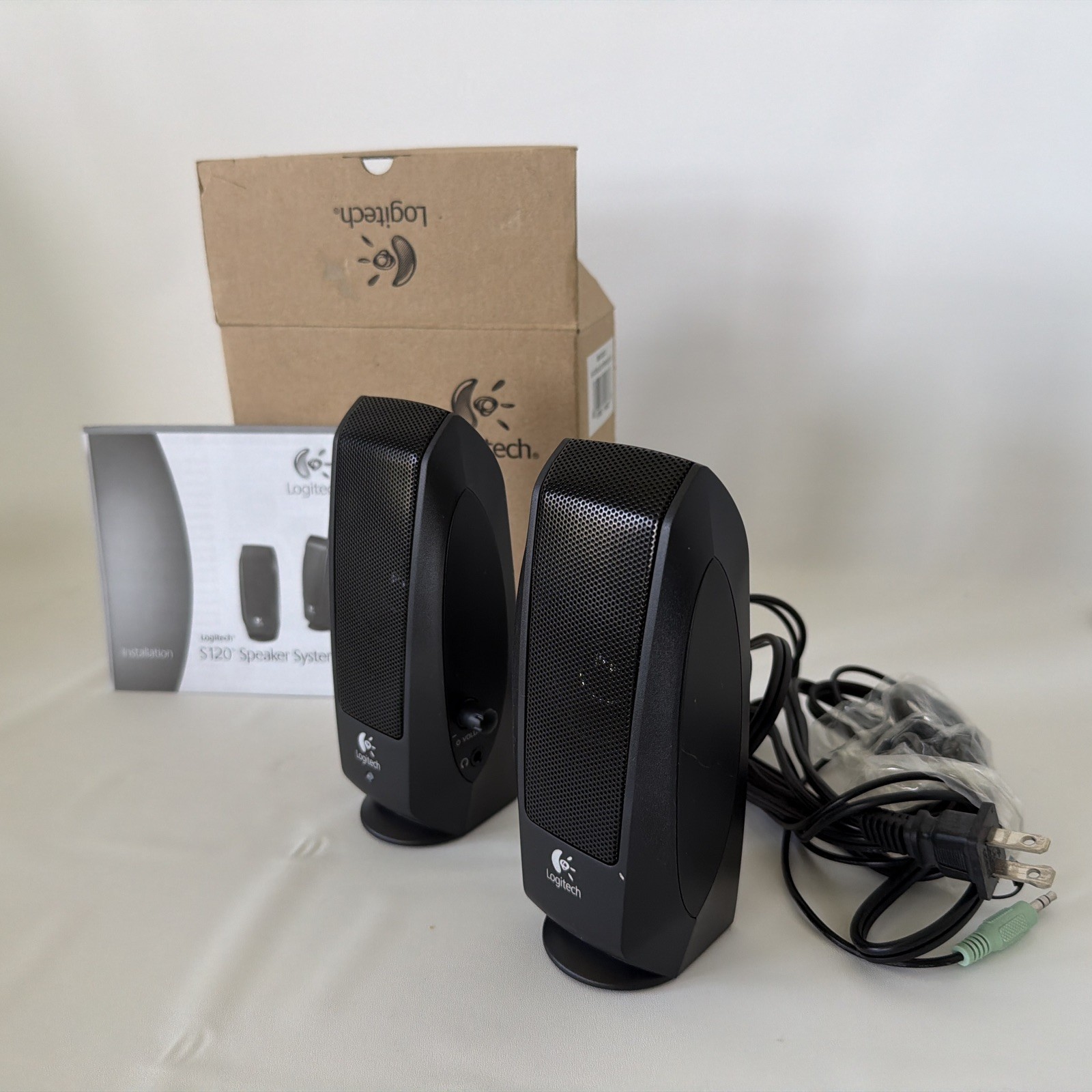 Logitech S120 Computer Stereo Speakers Black