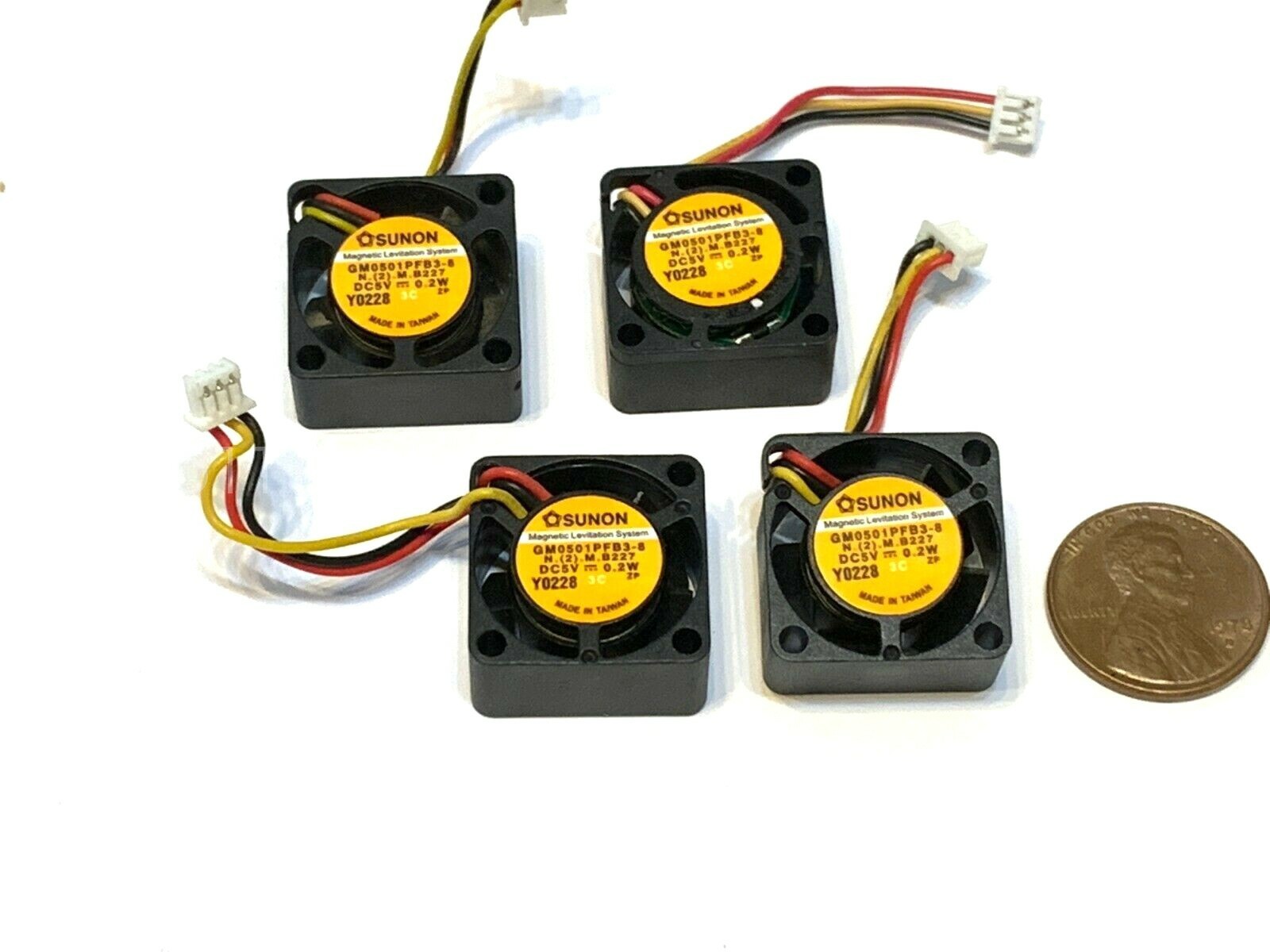 4 Pieces 5V fan sunon 2010 20mm 2cm mini small cpu usb GM0501PFB3-8 blower