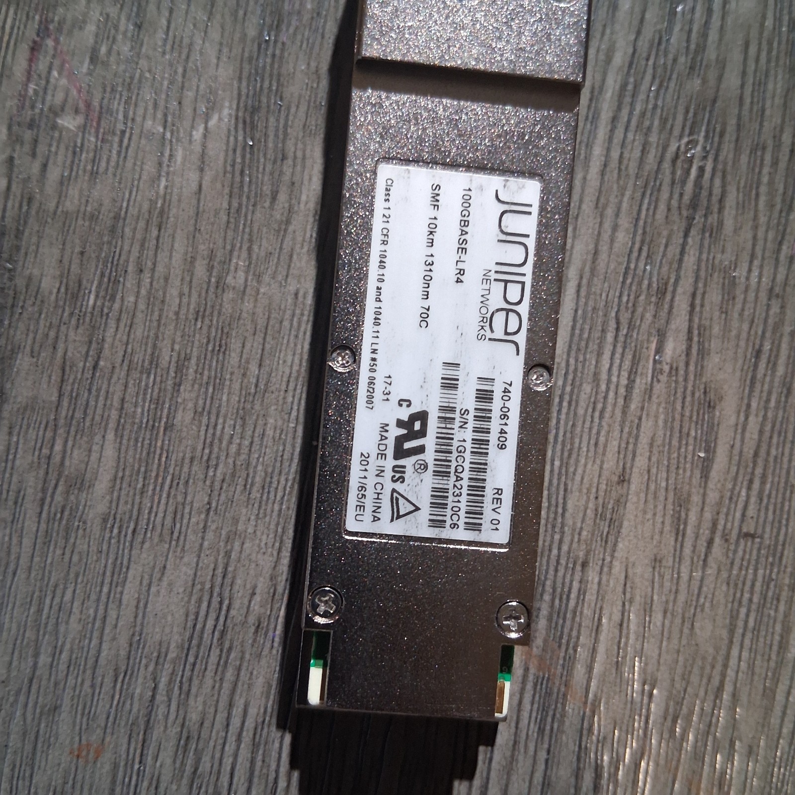 Juniper 100G CWDM4 2km 1310nm SMF 740-061412 Transceiver Optic Module 100GB