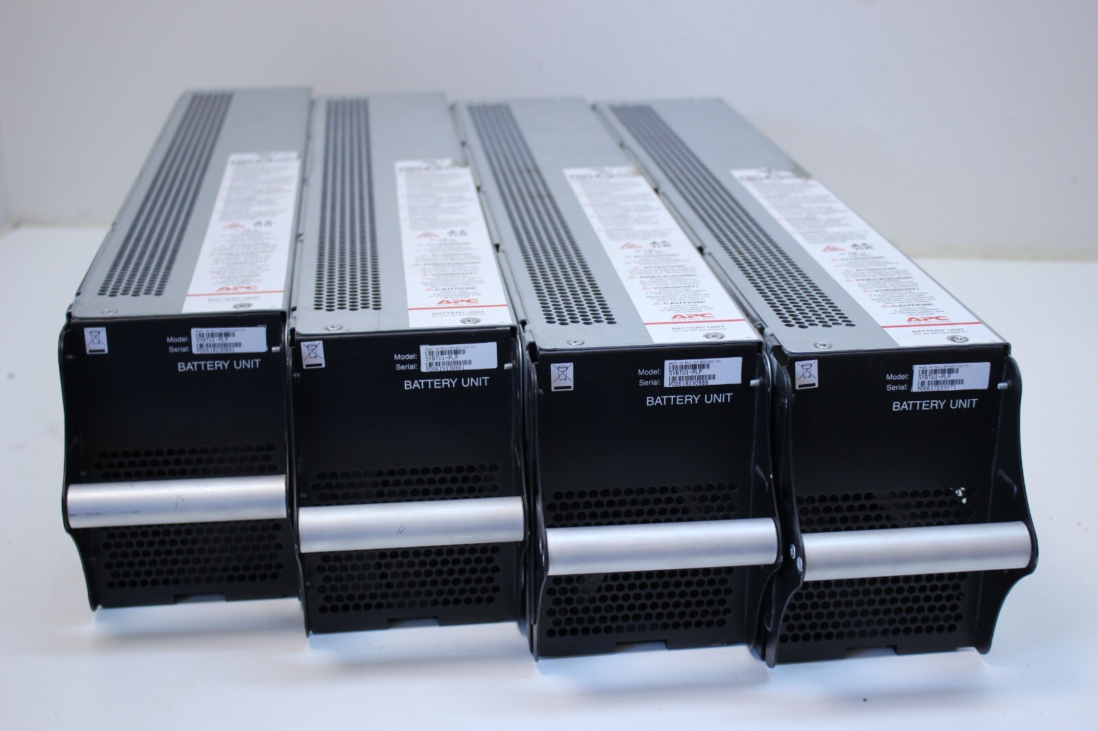 APC SYBTU1-PLP Battery Module Cartridge Units With Wire harnesses Lot of 4