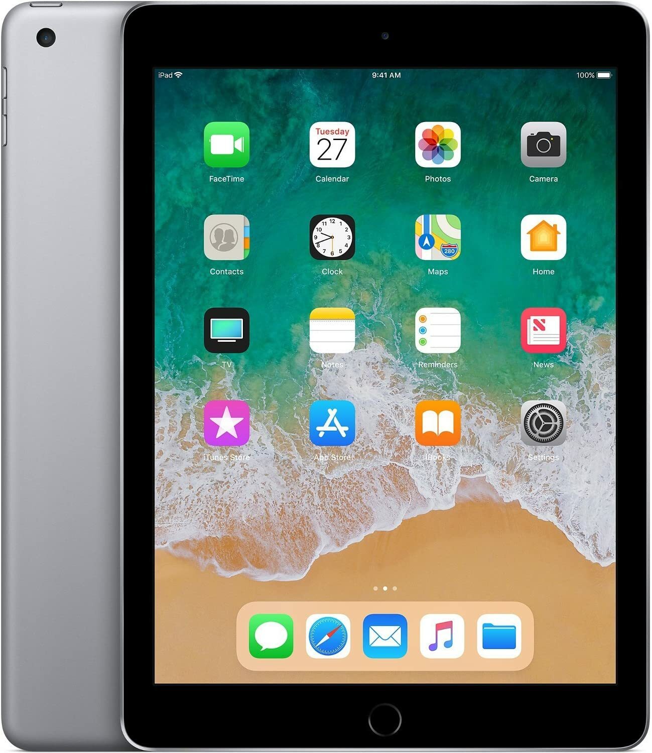 Apple iPad 5th Gen   9.7"  Wi-Fi Only  128GB  Space Gray  MP2G2LL/A   A1822