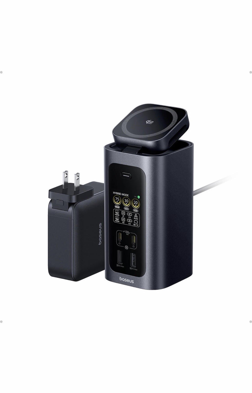 Baseus Spacemate Pro - Estación de acoplamiento 15 en 1, monitor doble