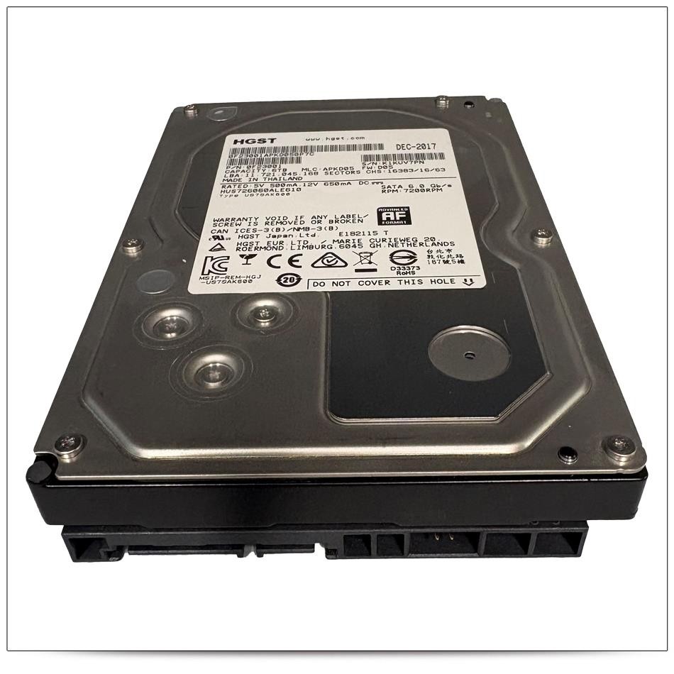 HGST 0F23001 HUS726060ALE610 6TB 7200RPM 6Gbps SATA III 3.5" HDD