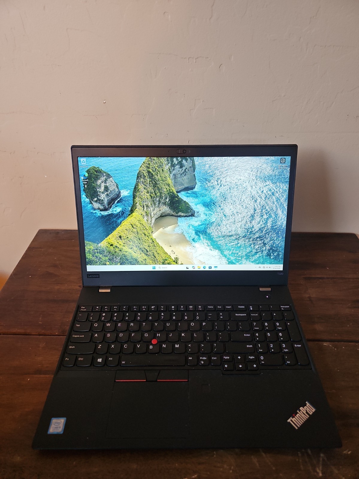 Lenovo ThinkPad T580 15.6" Laptop | i5-8250U, 8GB RAM, 256GB SSD | Windows 11 