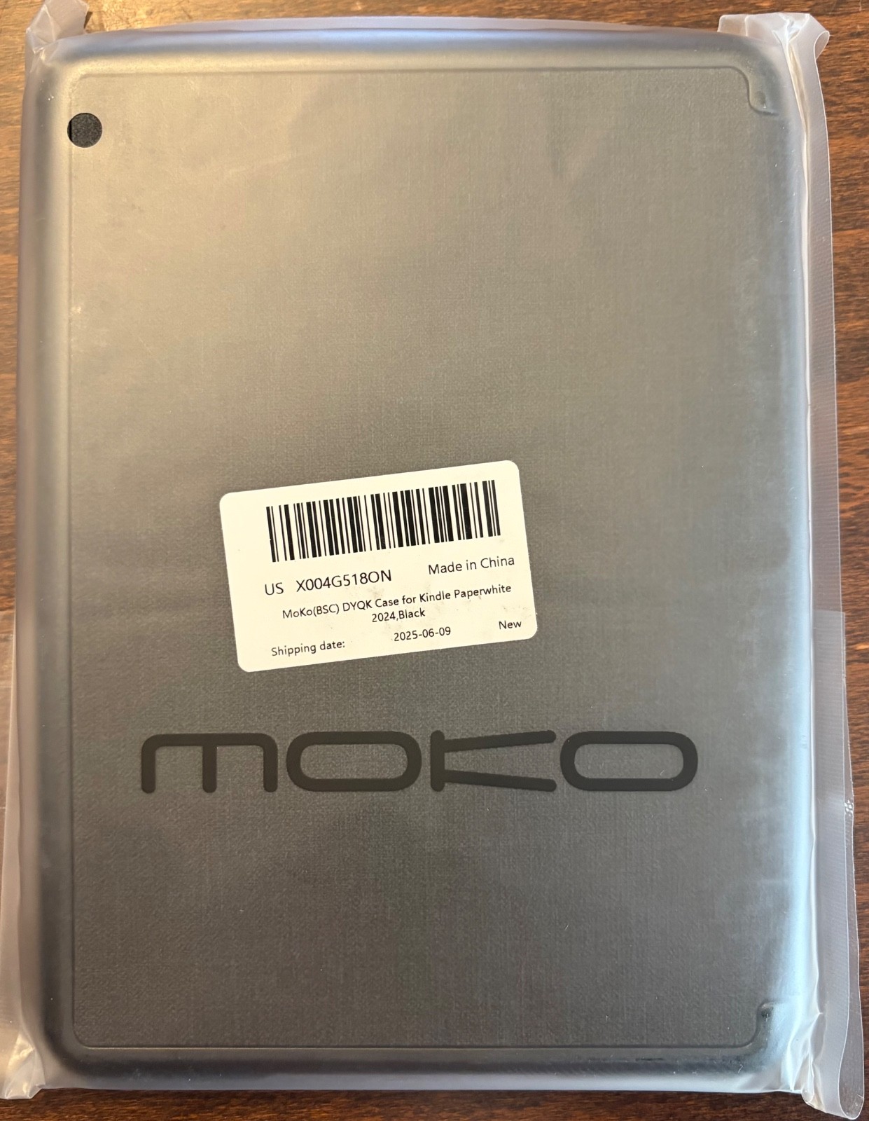 Moko Case for All-New 7" Kindle Paperwhite (12th Generation-2024) Black
