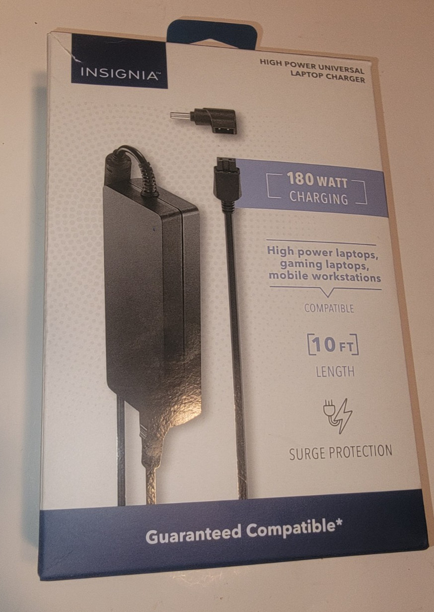 Insignia 180 Watt High Power Universal Laptop Charger