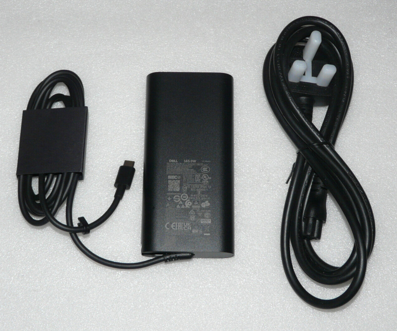 NEW GENUINE OEM DELL PRECISION LATITUDE USB-C 165W CHARGER N86KM GXFW2 M9TG5