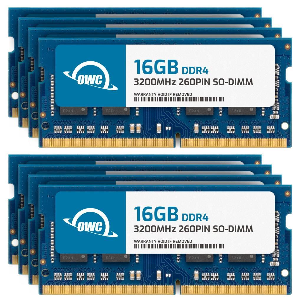 OWC 128GB (8x16GB) DDR4 3200MHz PC4-25600 Non-ECC SODIMM 260pin RAM