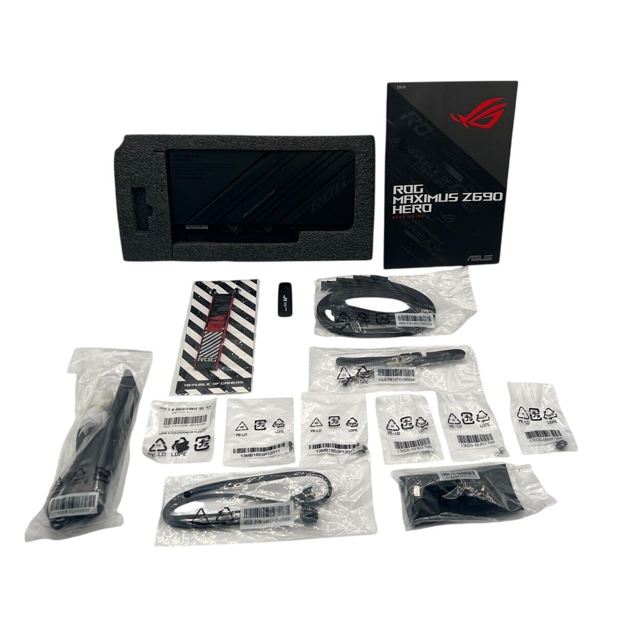 Accessory Bundle for Asus ROG STRIX MAXIMUS HERO Z690 Gaming, No Motherboard