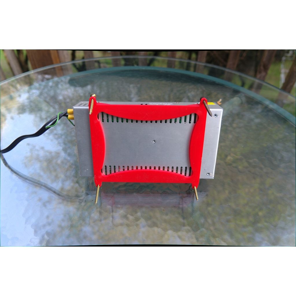 12V 30A PSU Bracket 3D-Printed