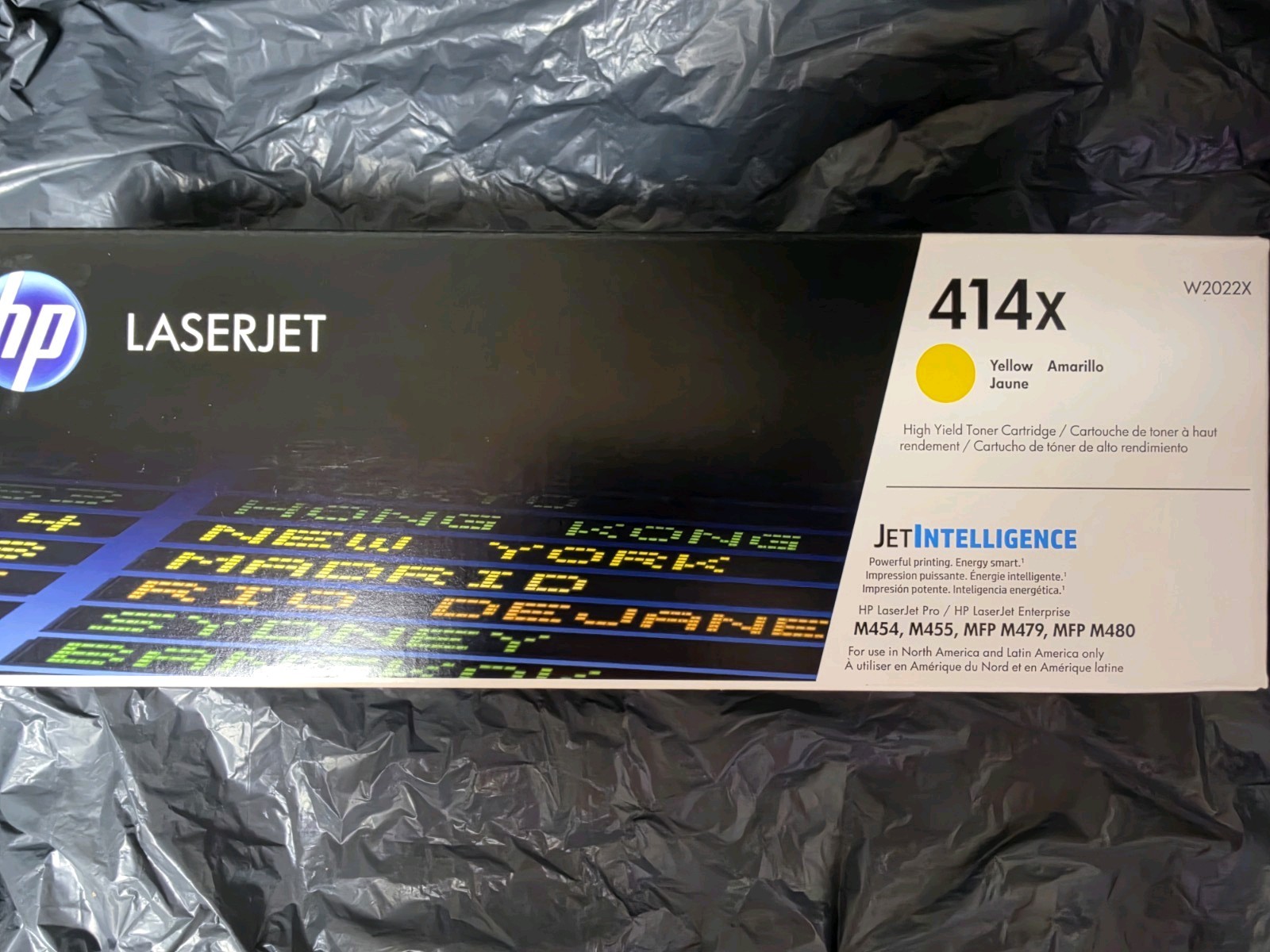 Genuine HP LaserJet 414X W2022X Yellow Toner Cartridge Sealed Brand New