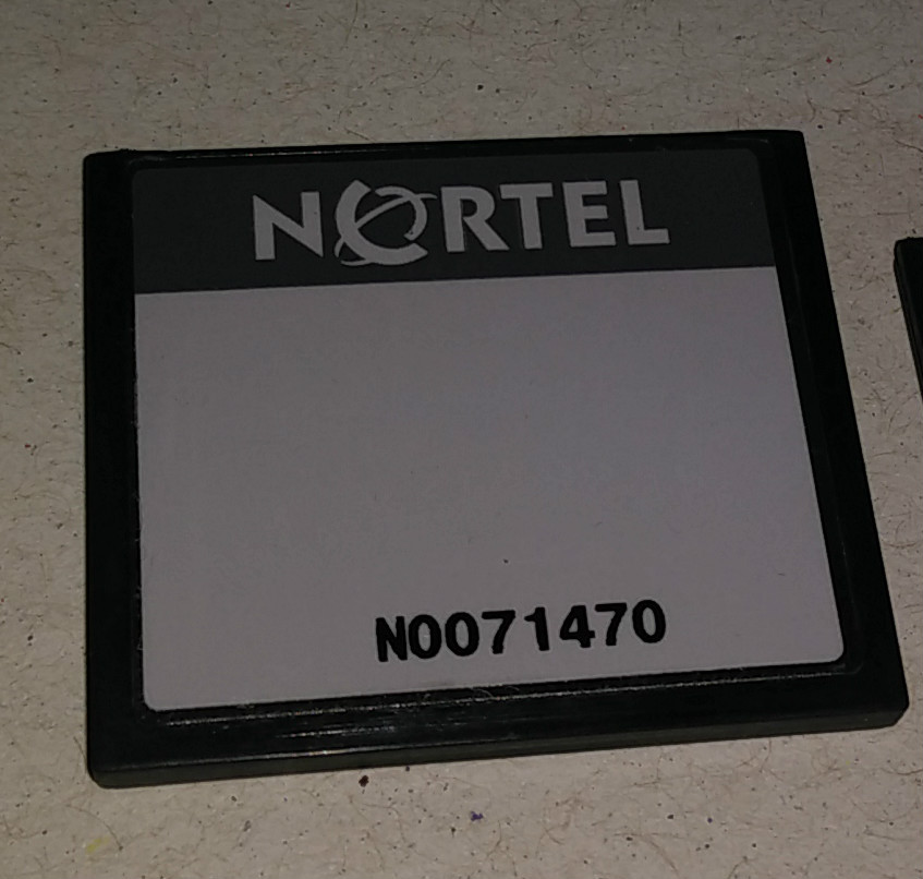 4x Nortel N0071470 NORBELACF128MM1U-L 128MB Memory Cards
