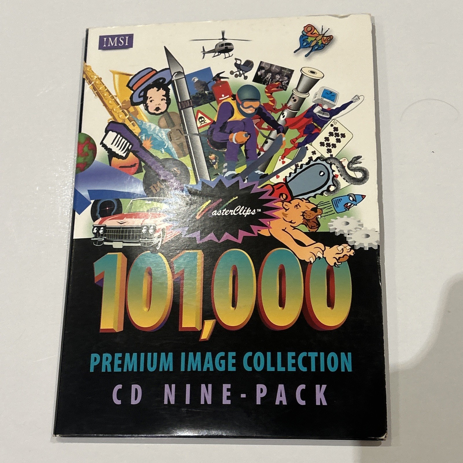Masterclips 101,000 Premium Image Collection 9 CD Pack for Windows Vintage 1996