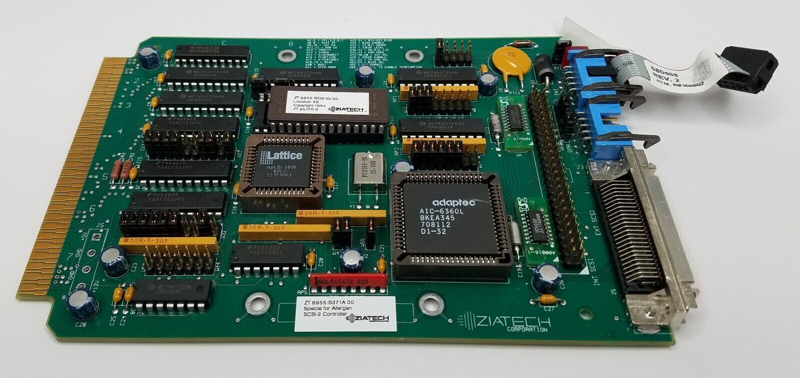 Ziatech ZT 8955-S371A 00 Allergan SCSI-2 Controller Used Tested Working
