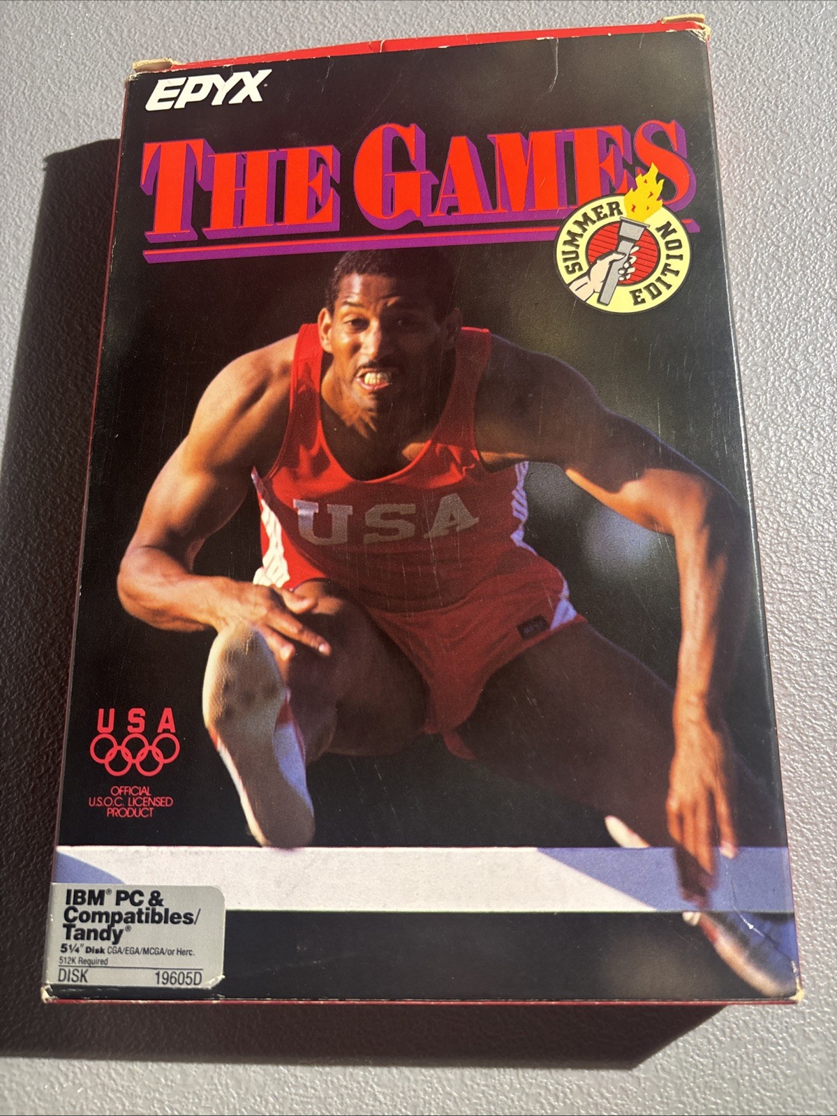 The Games: Summer Edition by Epyx for IBM PC and Tandy