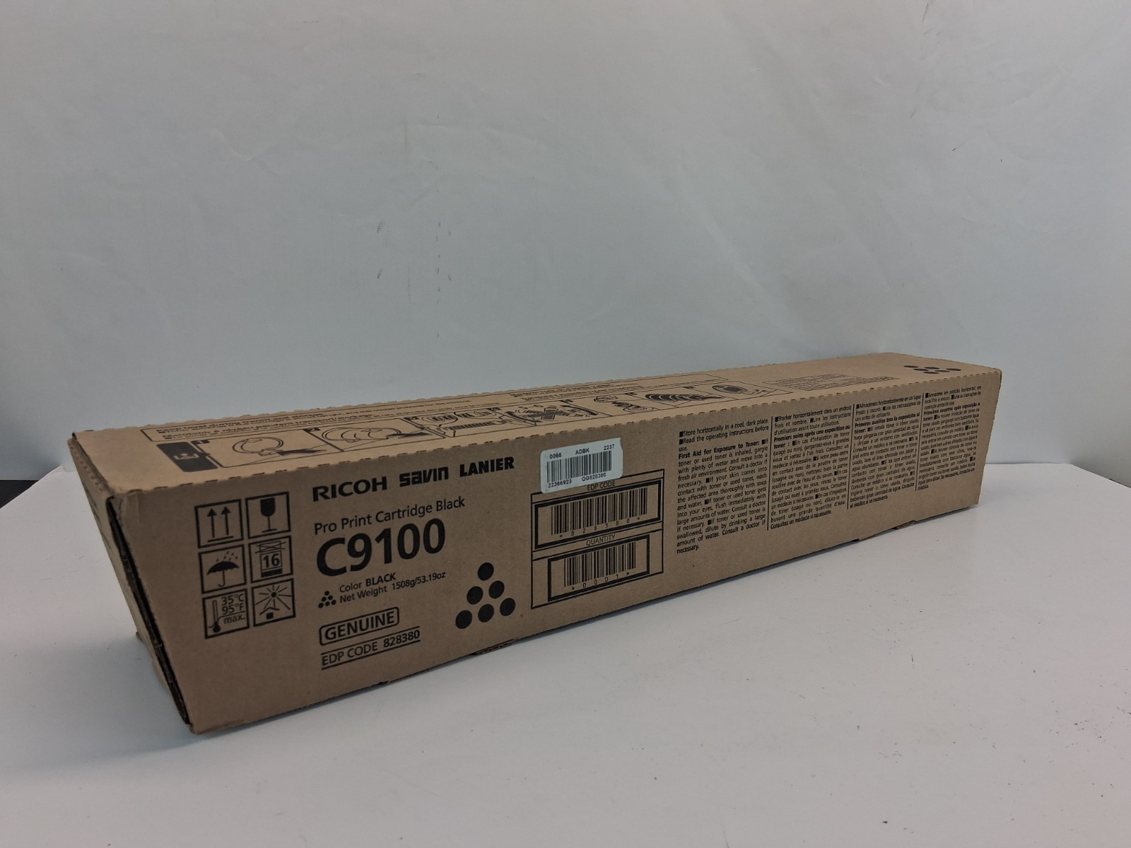 GENUINE RICOH SAVIN LANIER 828380 (PRO C9100) BLACK TONER CARTRIDGE