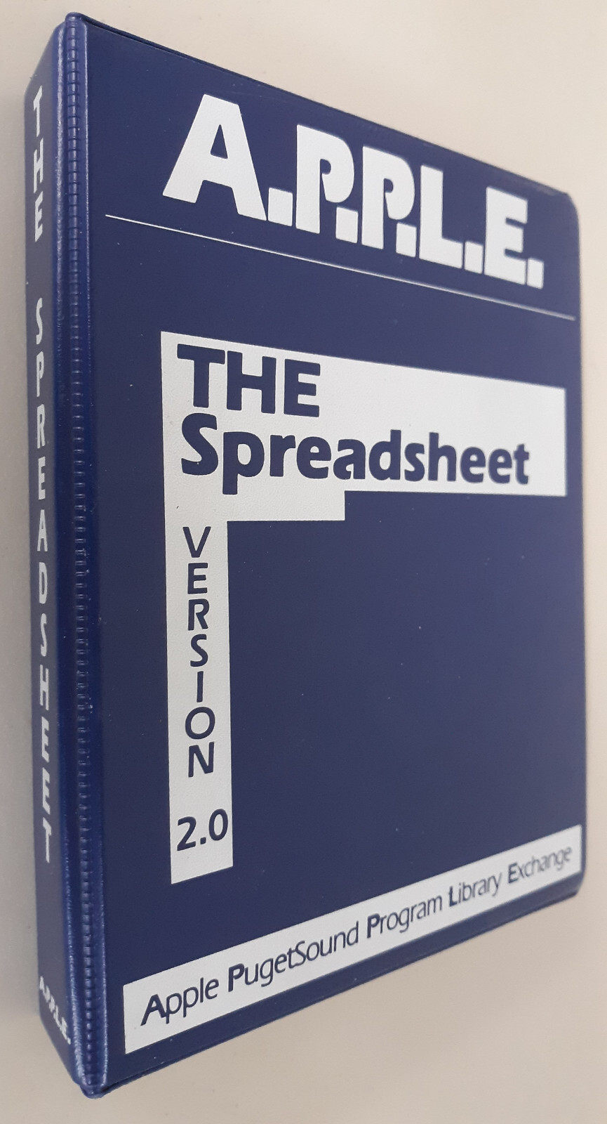 A.P.P.L.E. Spreadsheet Version 2.0 by A.P.P.L.E. for Apple II+,IIe,IIc,IIgs 1983
