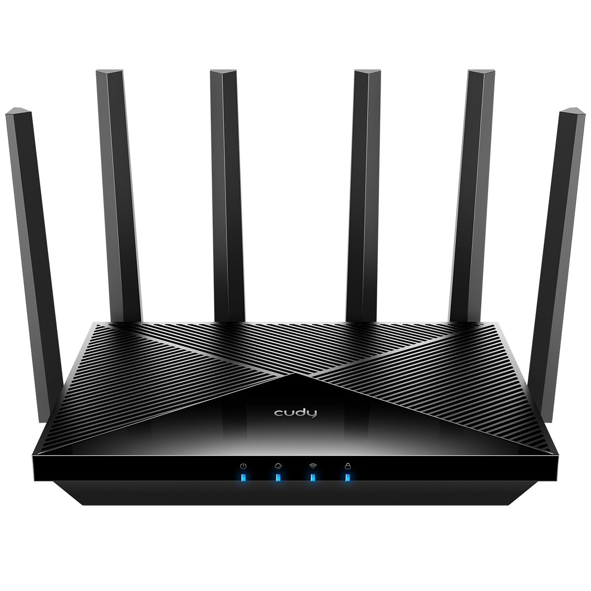 Cudy Tri-Band WiFi 7 BE11000 Router, 6-Stream 10 Gbps, 4 × 2.5G Ports, Black