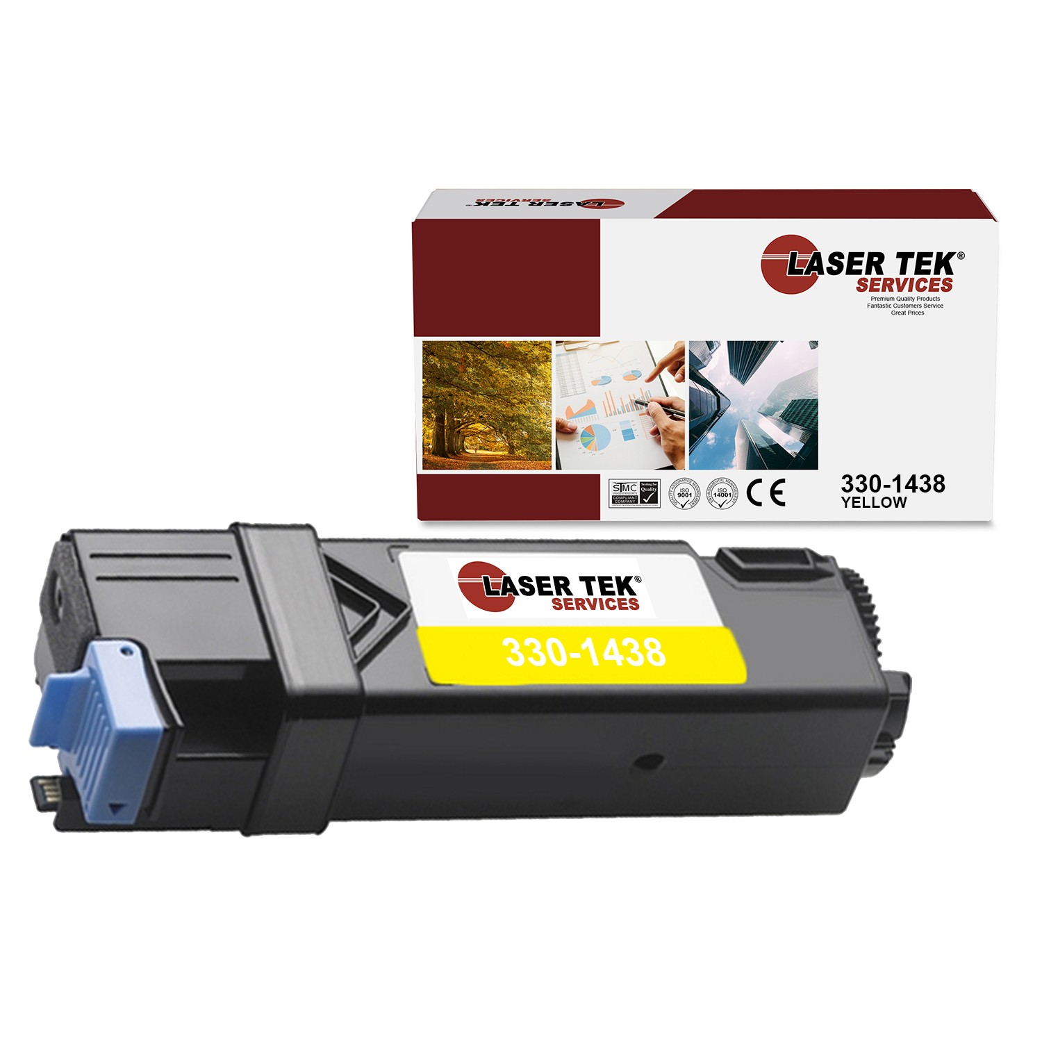 LTS 330-1438 Yellow Compatible for Dell 2130CN 2135CN Toner Cartridge