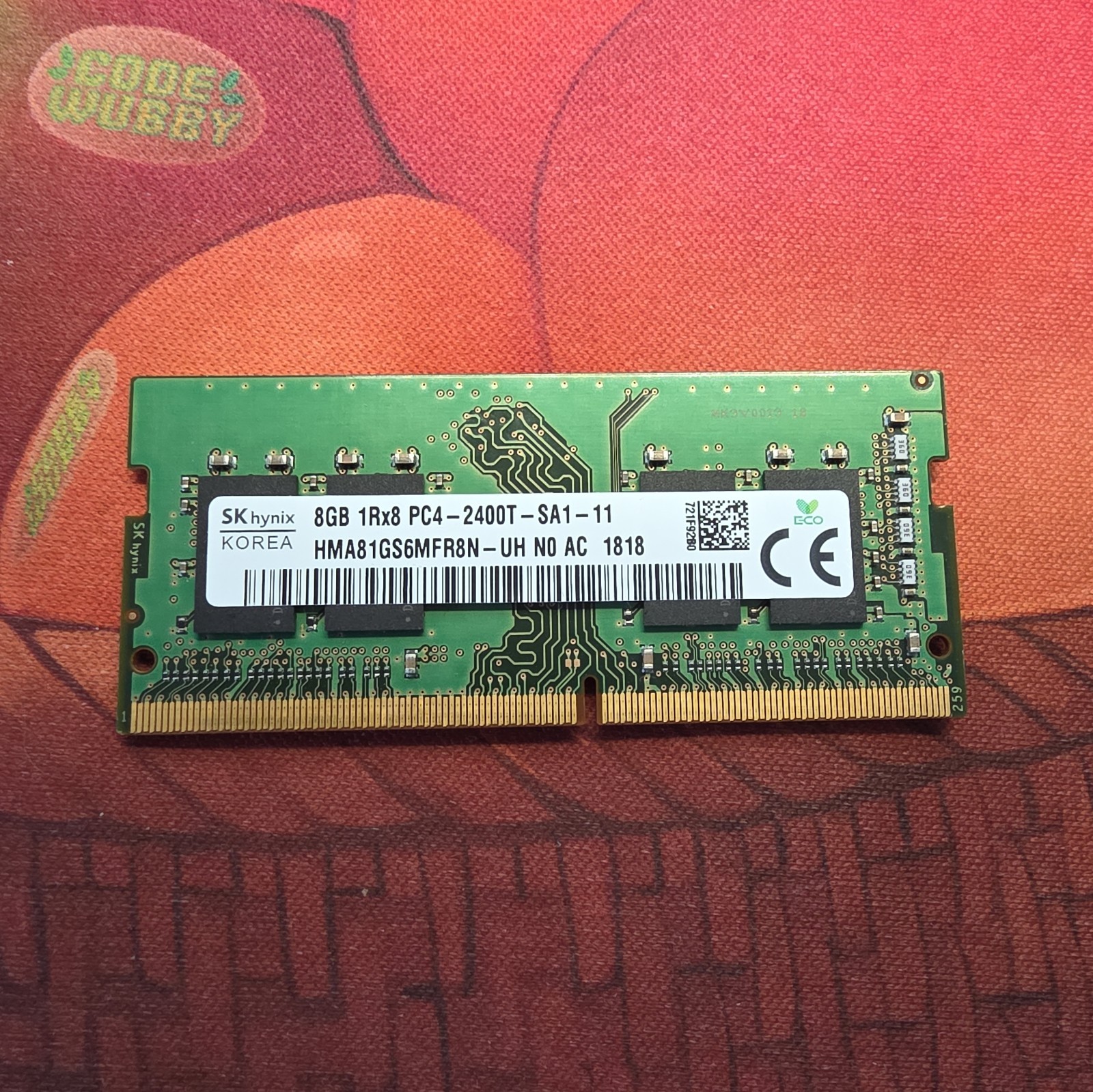Skhynix 8GB PC4-2400T PC4-19200 DDR4 2400 MHz 1.2V CL17 Laptop RAM Memory