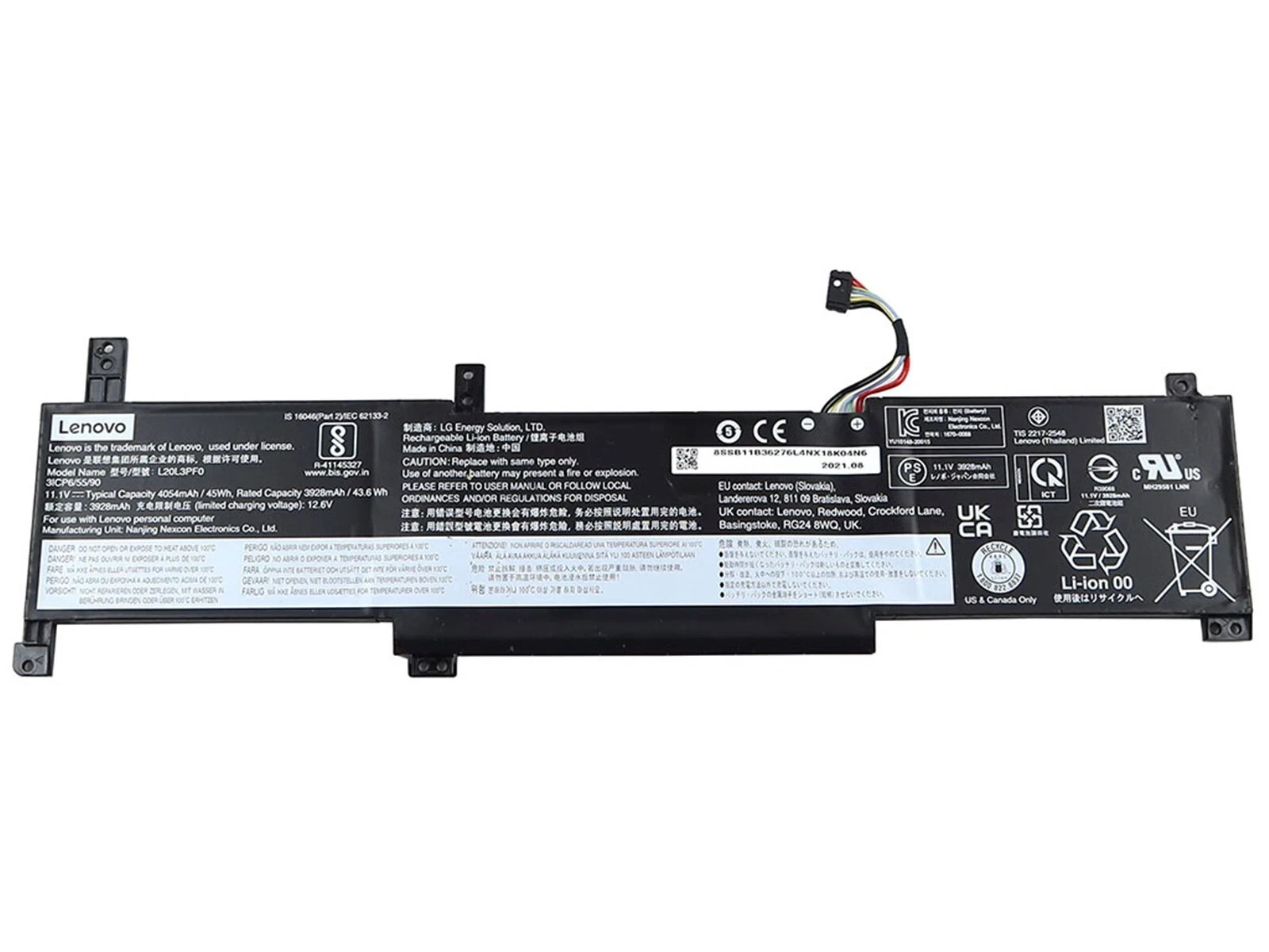 GENUINE Lenovo IdeaPad 3 14ITL6 15ITL6 Genuine Original Battery L20C3PF0