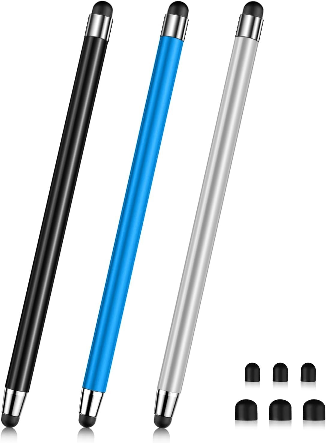 3 Pcs 2-in-1 High Precision Stylus Pen For iPad iPhone Android Tablets