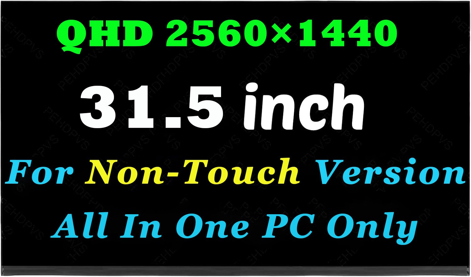 32" QHD 2560×1440 LCD Screen Display for HP AIO 32-b1690in 32-b1790in 32-b0252nw