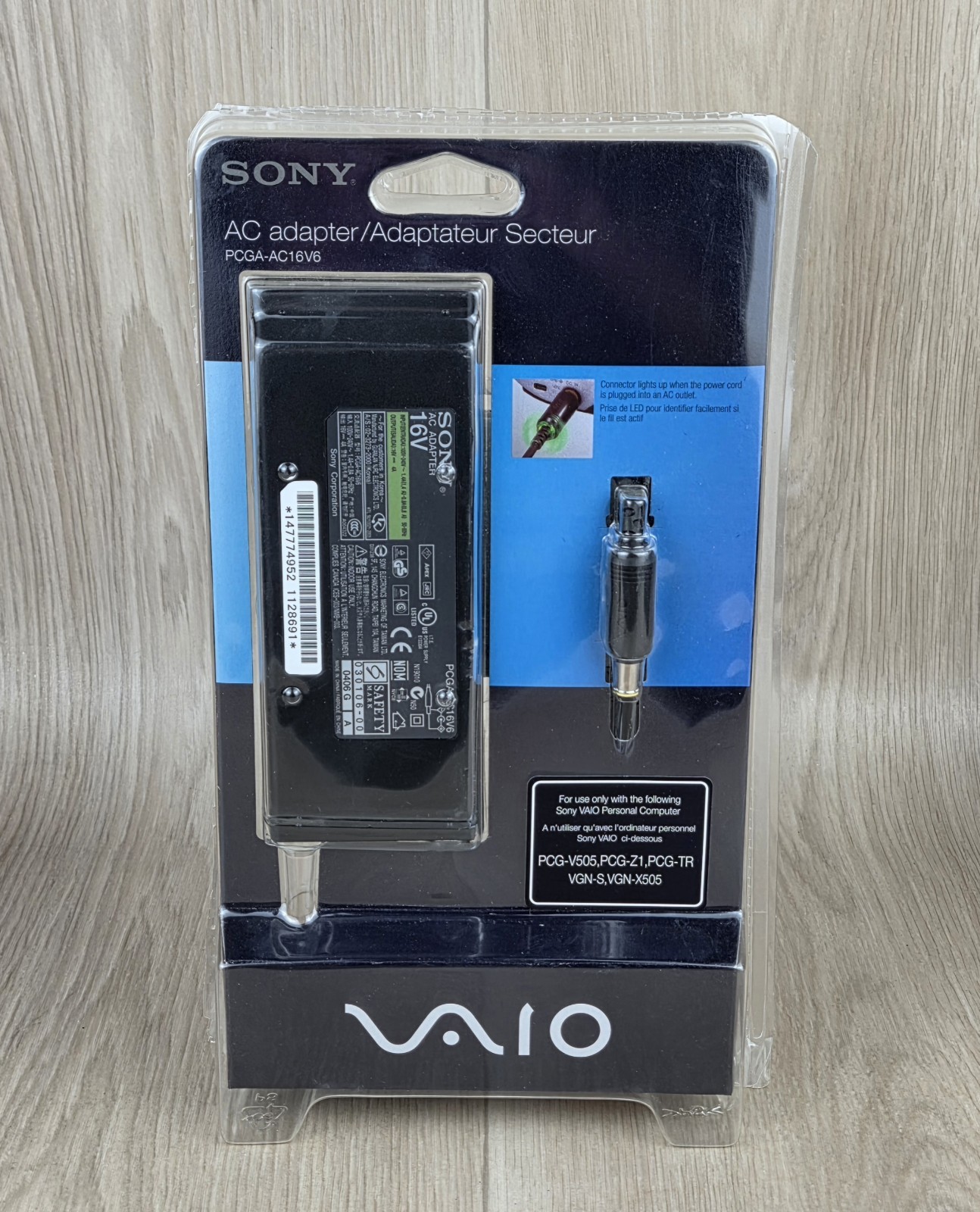 Sony Vaio AC Adapter Charger for PCG-V505, PCG-Z1, PCG-TR, VGN-S, VGN-X505