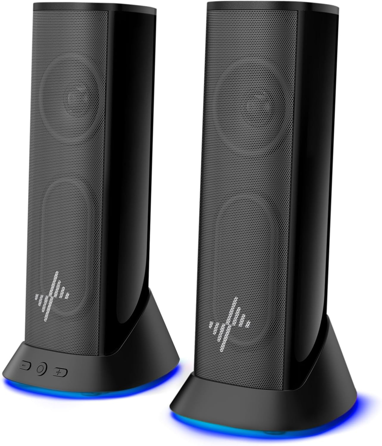Computer Speakers for Desktop PC, Plug-And-Play RGB PC Speakers