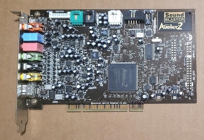CREATIVE LABS SB0350 AUDIGY 2 ZS SOUND CARD W FIREWIRE PCI, DP/N 0P1554